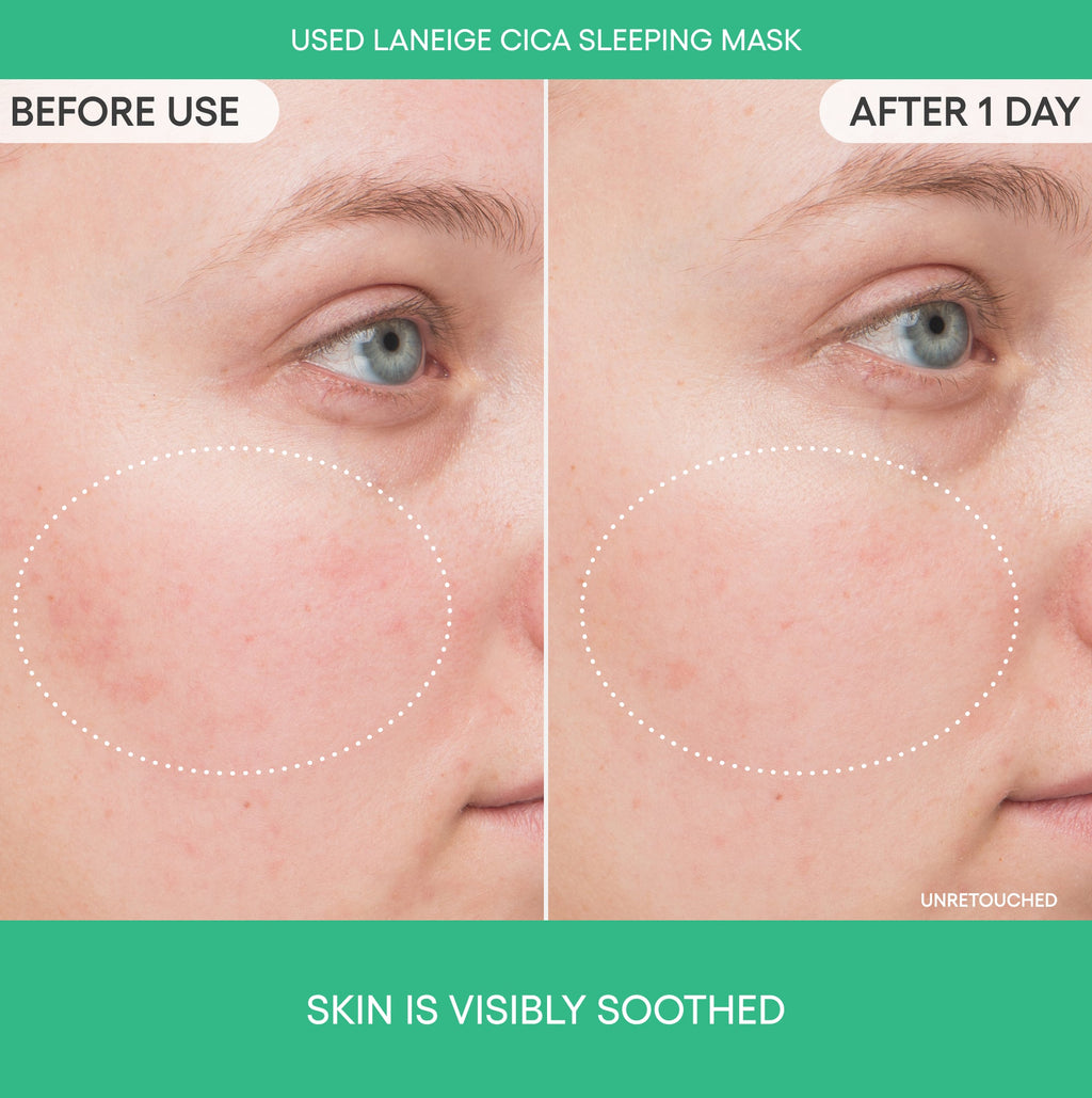 Cica Sleeping Mask with Centella Asiatica for Moisture Barrier Support Skincare in Your Everyday
