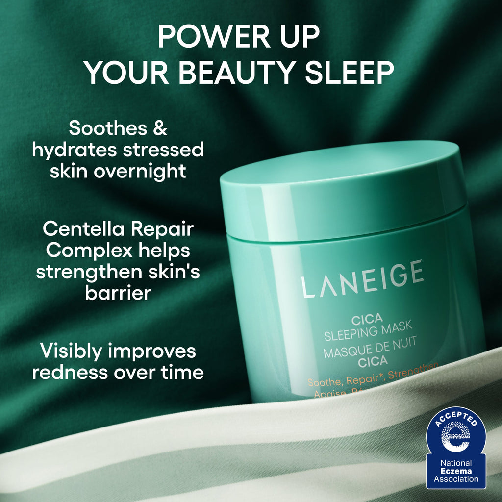 Cica Sleeping Mask with Centella Asiatica for Moisture Barrier Support Skincare in Your Everyday