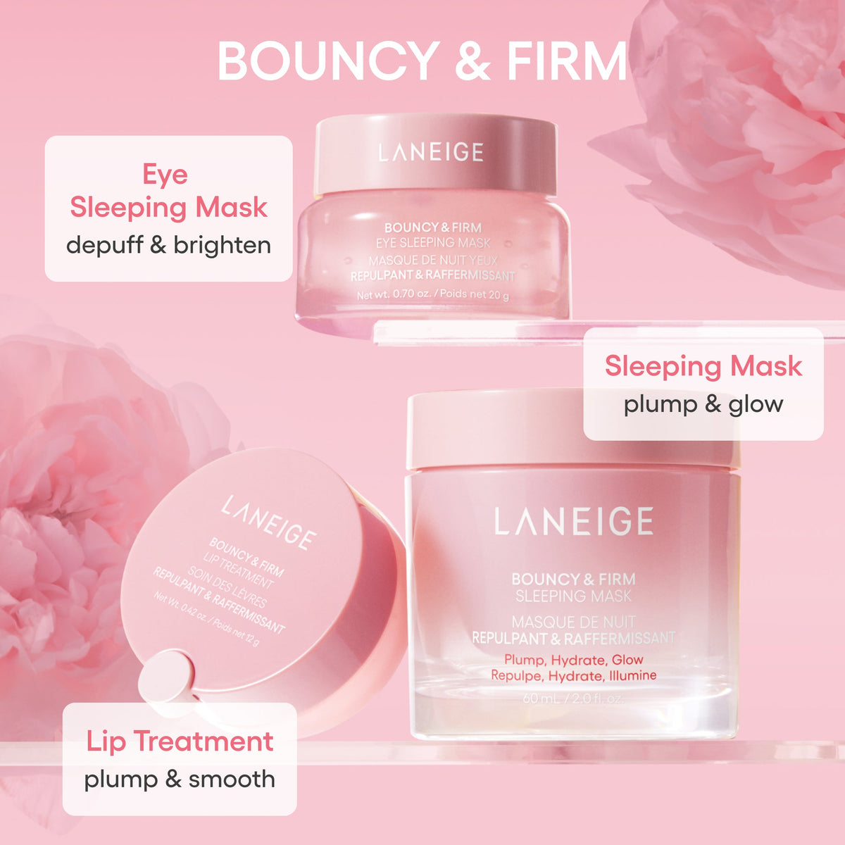 Bouncy & Firm Bundle Less Fuss With Skincare