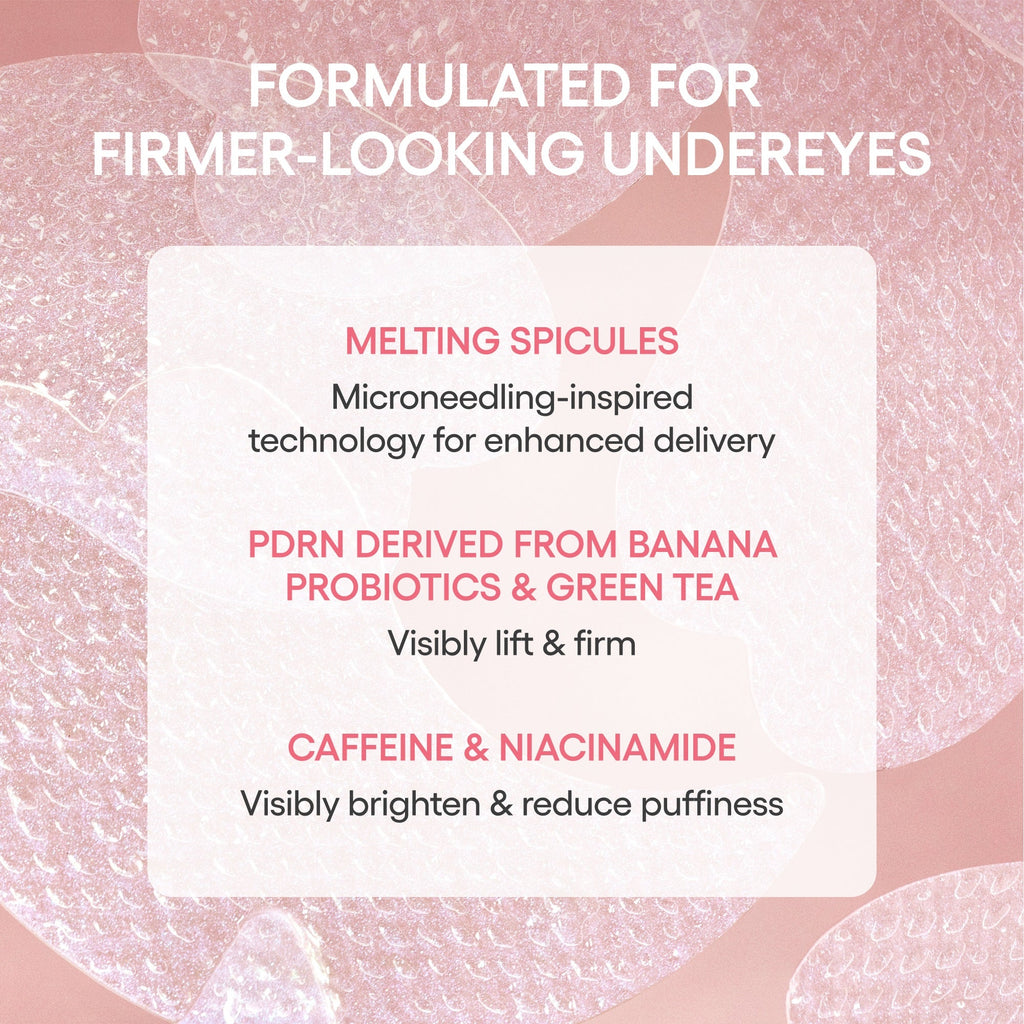 Bouncy & Firm Eye patches key ingredients for firmer-looking undereyes