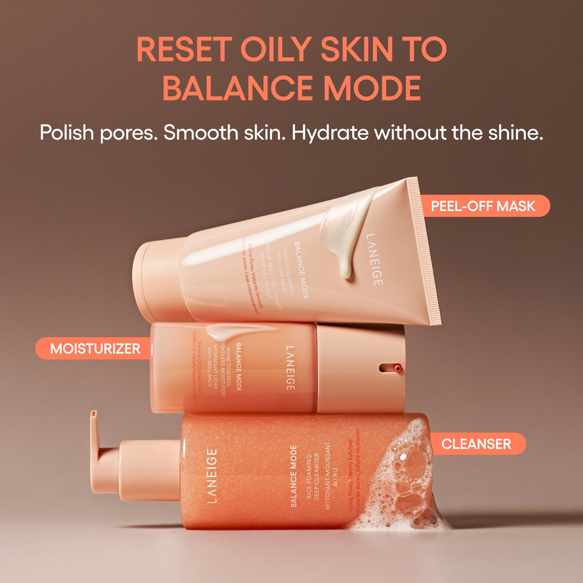 Balance Mode Rice Foaming Deep Cleanser Your Everyday Beauty Moment