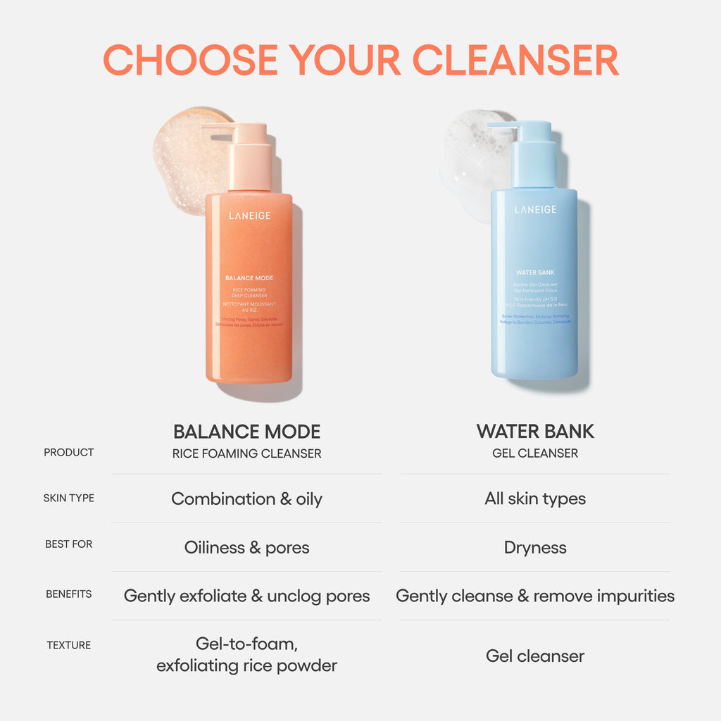 Balance Mode Rice Foaming Deep Cleanser Your Everyday Beauty Moment