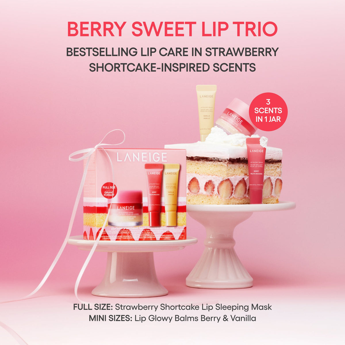 Berry Sweet Lip Trio Beauty Care in Your Everyday