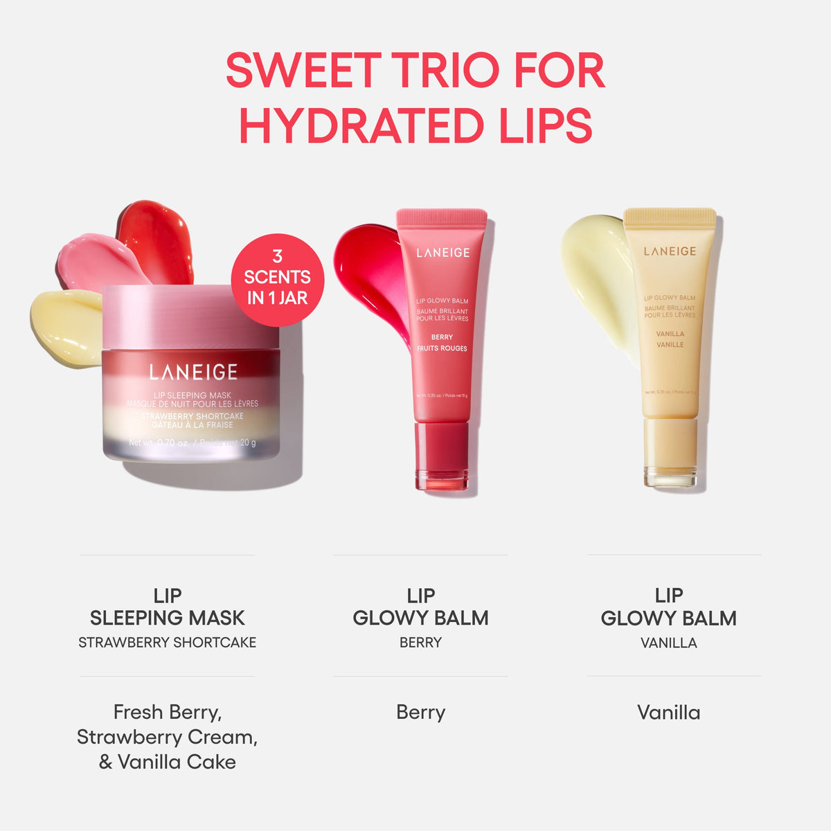Berry Sweet Lip Trio Beauty Care in Your Everyday