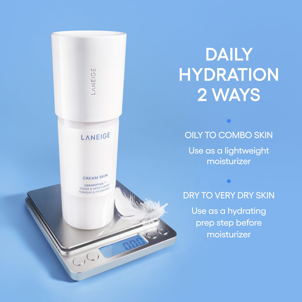 Cream Skin Milky Toner with Ceramides & Peptides for Nourishing Hydration Beauty Care for Your Routine