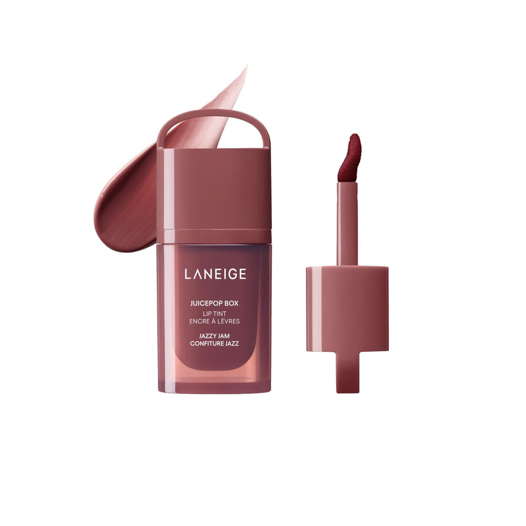 Jazzy Jam JuicePop Box Lip Tint swatch and applicator