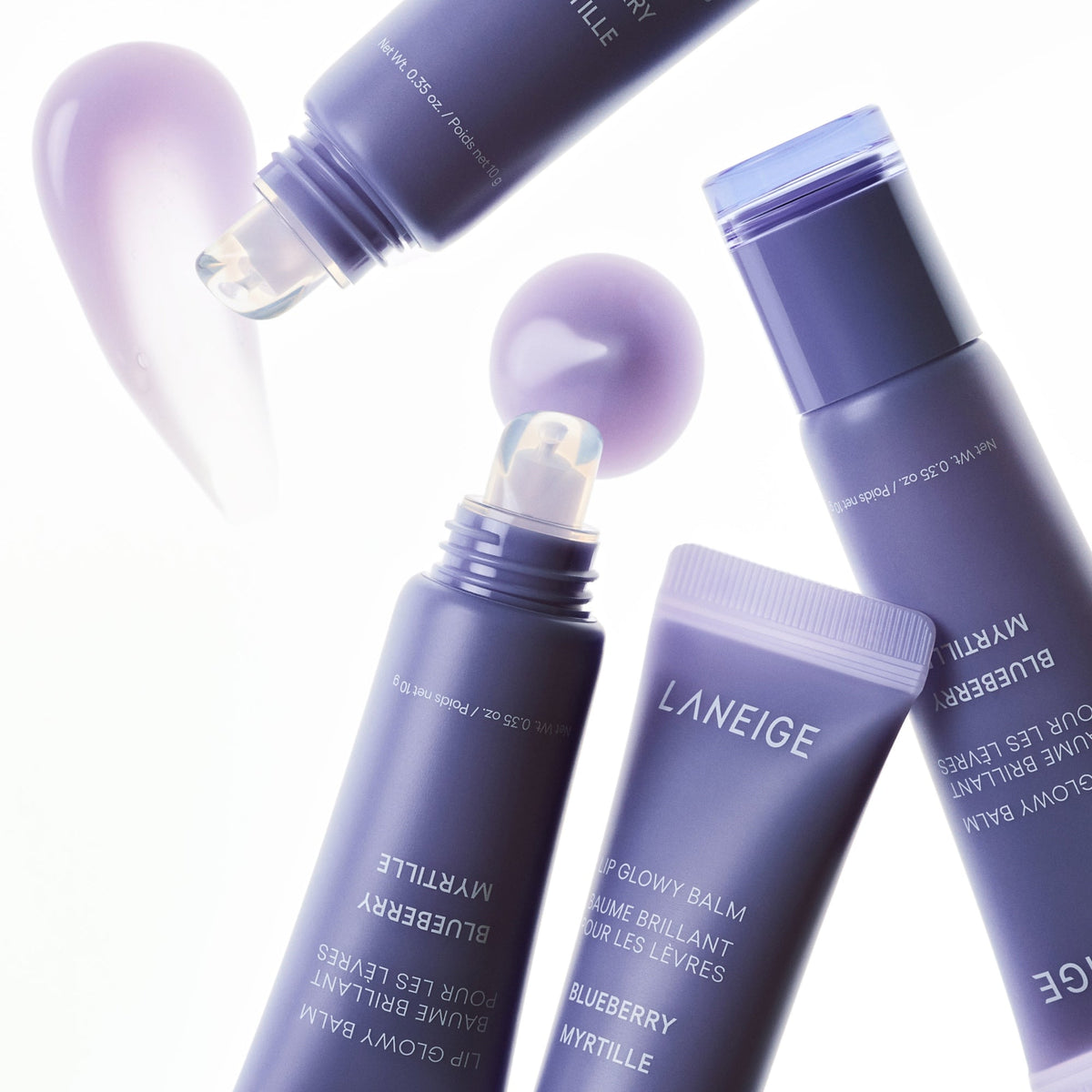 Lip Glowy Balm Blueberry (Blue tint)