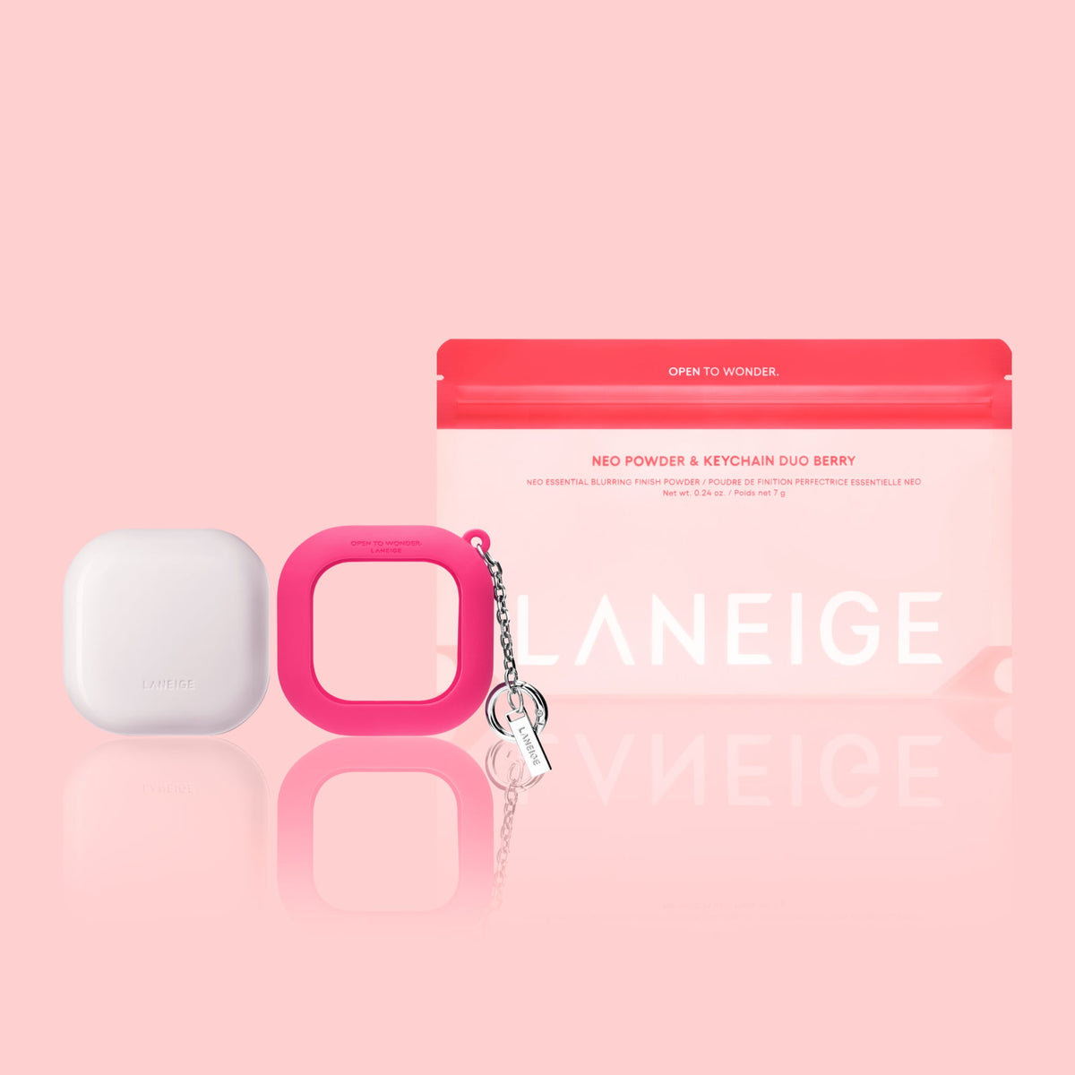 Neo Blurring Powder & Keychain Daily Skincare for Workdays