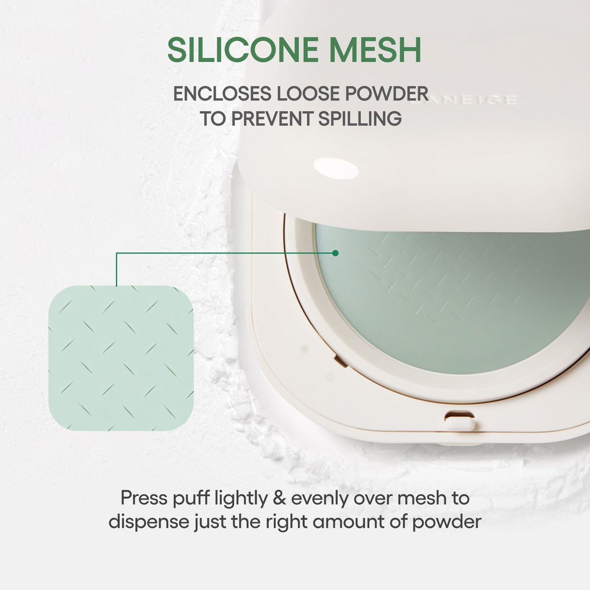 Neo Blurring Powder & Keychain Daily Skincare for Workdays