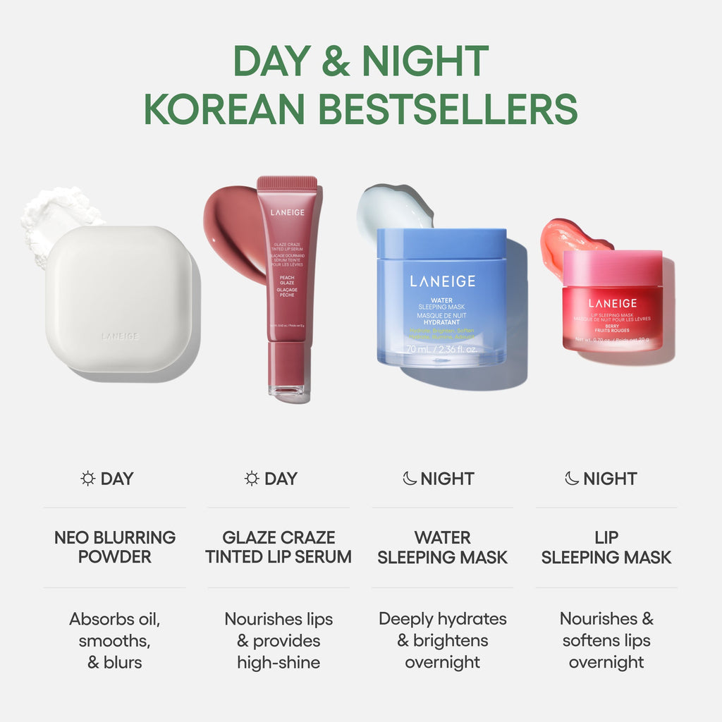 Neo Blurring Powder & Keychain Daily Skincare for Workdays