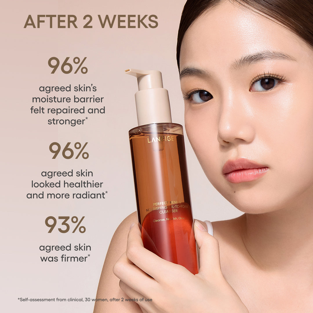 Perfect Renew Nourishing Oil-to-Foam Cleanser Your Personal Skincare Ritual