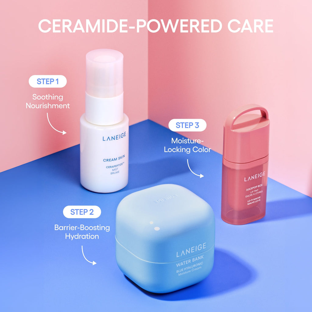 Tint & Glow Mini Korean Skincare + JuicePop Box Lip Tint Gift Set Your Skincare Ritual With Intention