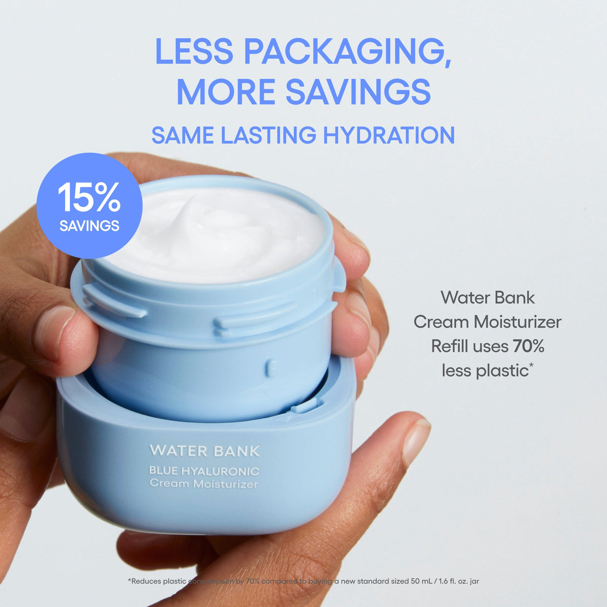 Water Bank Blue Hyaluronic Cream Moisturizer Skincare for Real Life